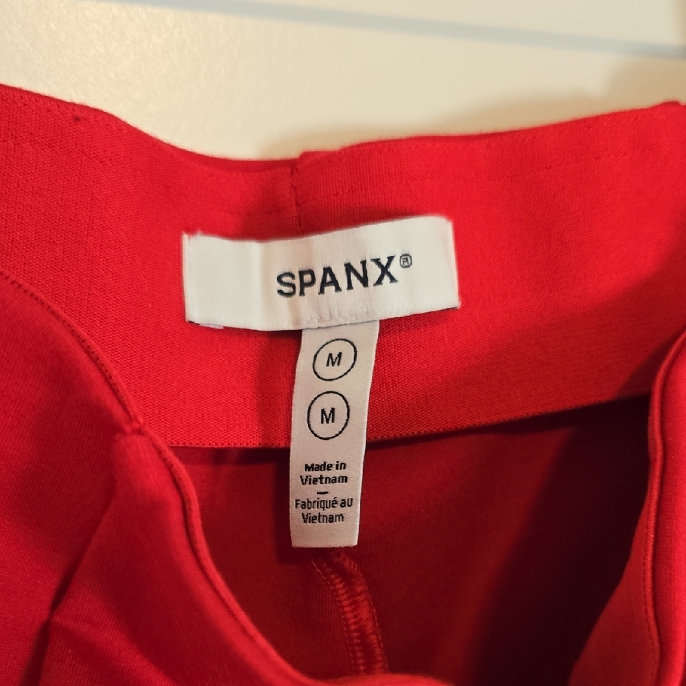 SPANX Vibrant Red Blazer and Pants Set - Picture 7 of 7